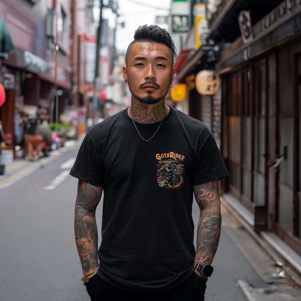 Dragon Heart Ride Unisex T-Shirt - GothRider Brand