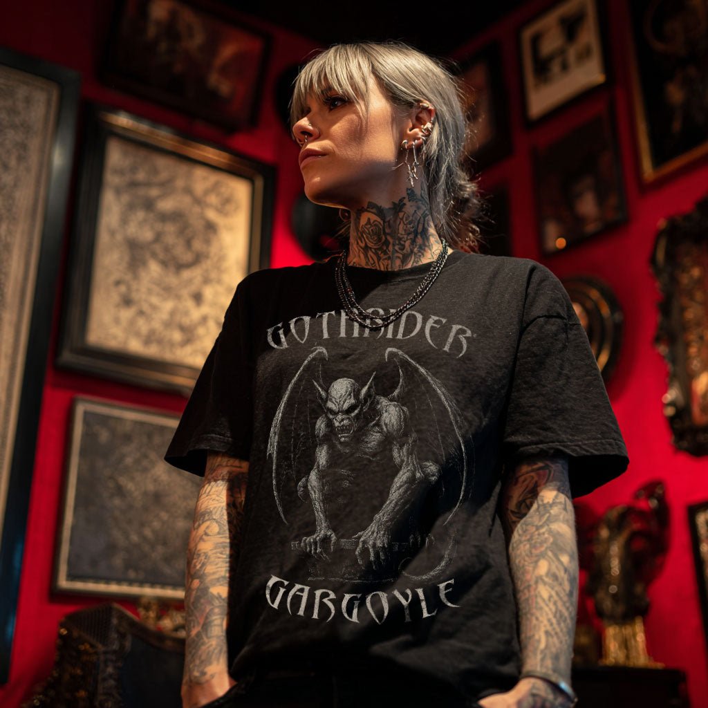 Gargoyle Unisex T-Shirt - GothRider Brand