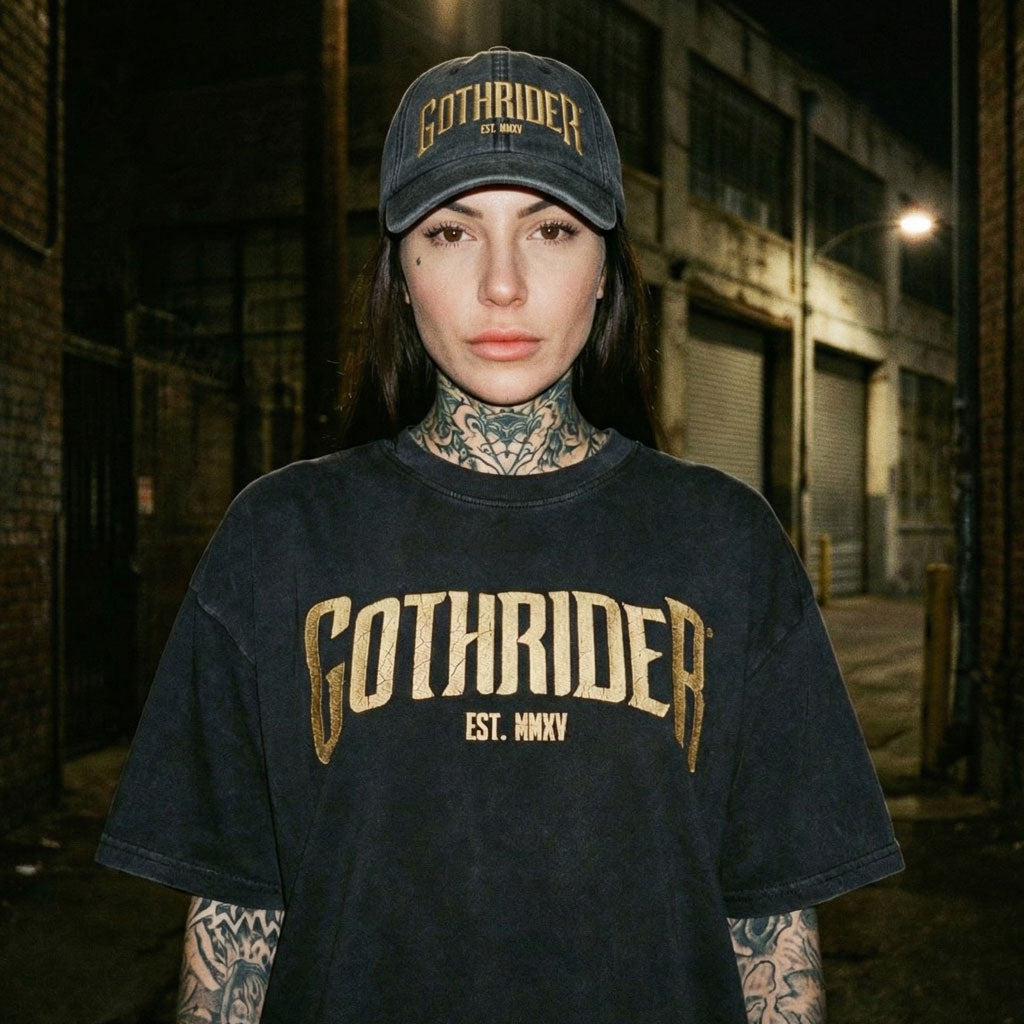 GothRider Vintage Cotton Twill Cap