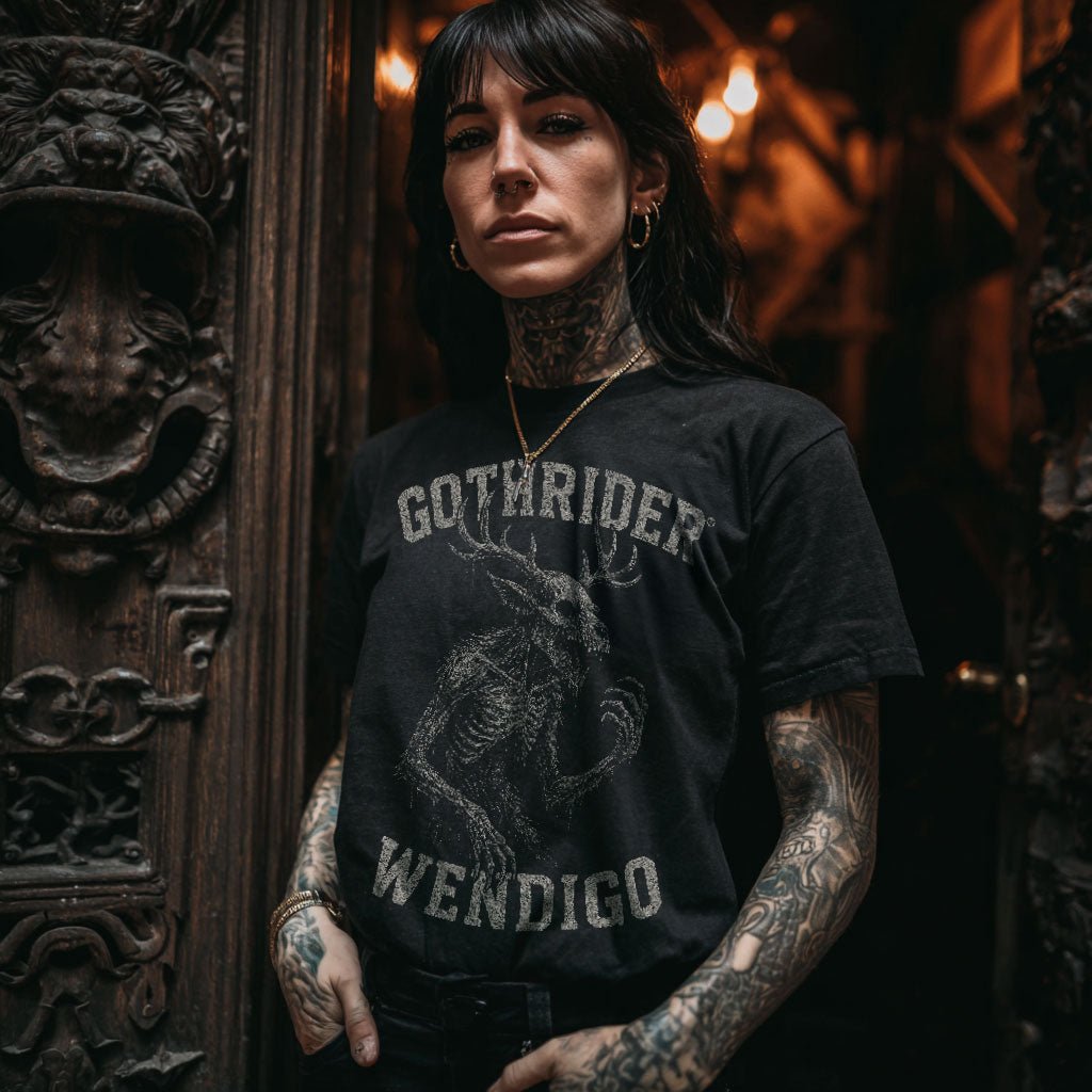 Wendigo Unisex T-Shirt - GothRider Brand